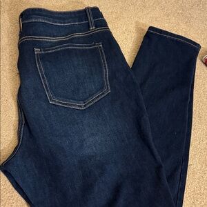 Time and Tru High Rise Skinny Jeans - Dark Blue